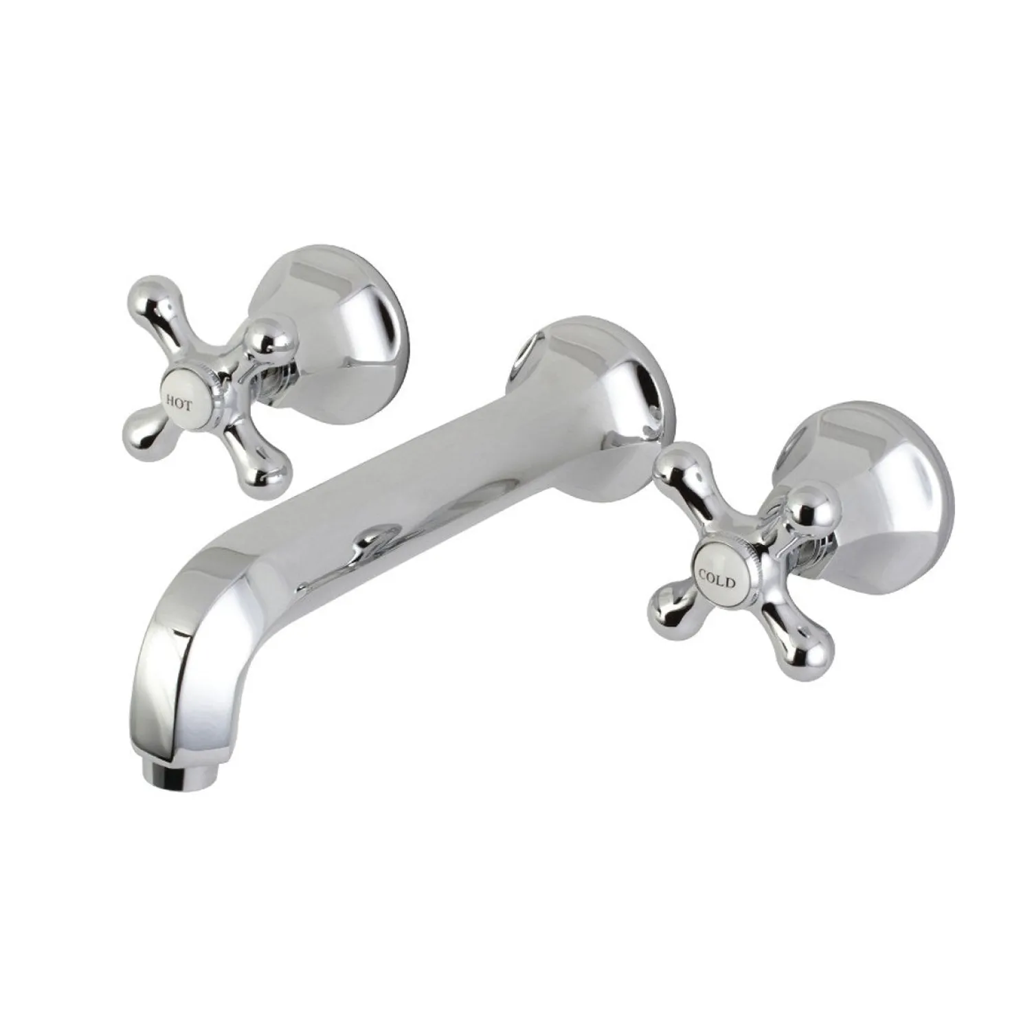 Kingston Brass Metropolitan Two-Handle Wall Mount Tub Faucet