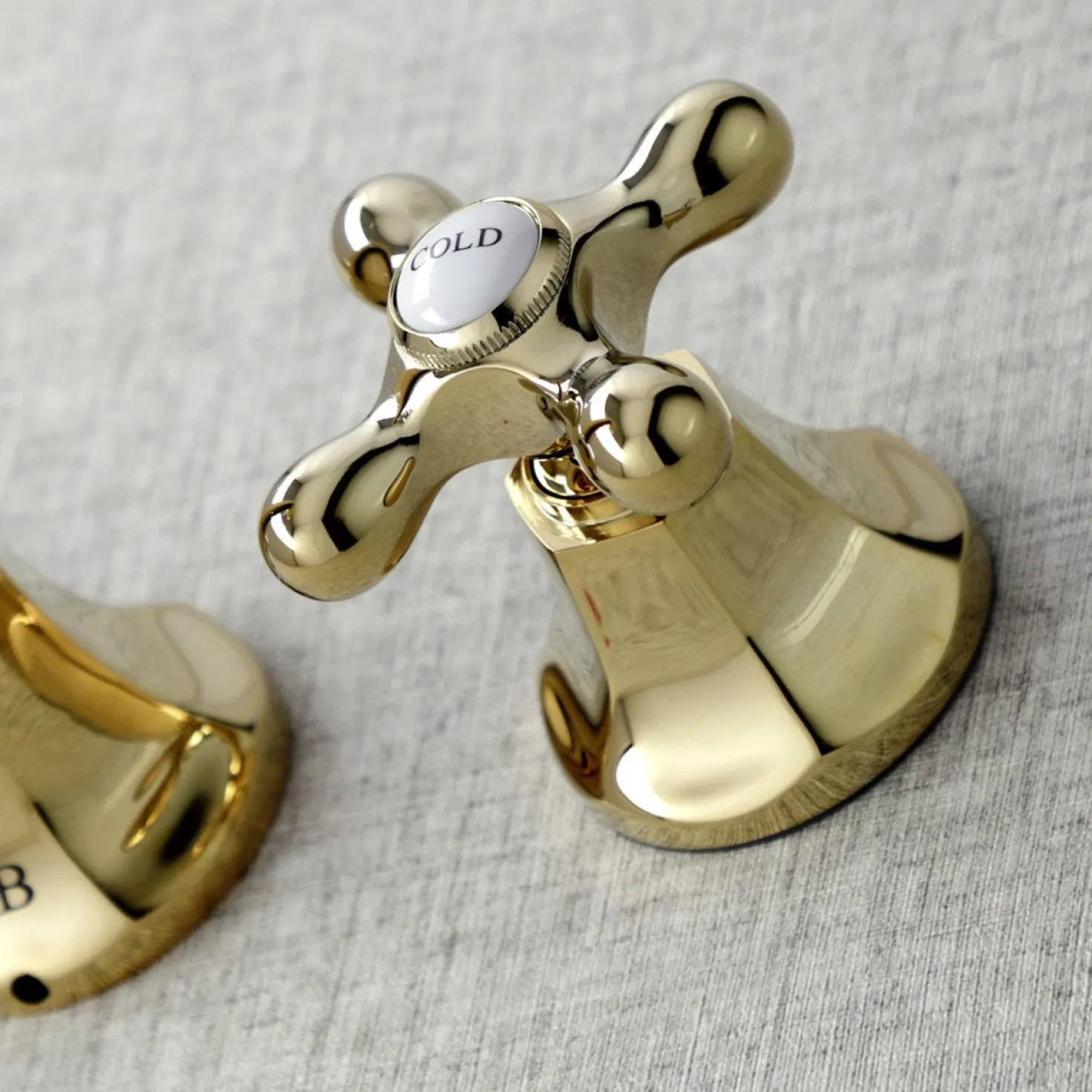 Kingston Brass Metropolitan Two-Handle Wall Mount Tub Faucet