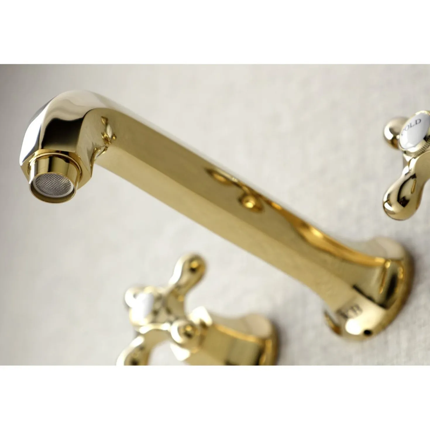 Kingston Brass Metropolitan Two-Handle Wall Mount Tub Faucet