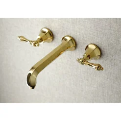 Kingston Brass Metropolitan 2-Handle Wall Mount Tub Faucet