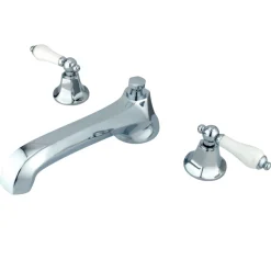 Kingston Brass Metropolitan Three Hole Two Handle Roman Tub Filler