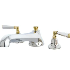 Kingston Brass Metropolitan Two Handle Solid Brass Roman Tub Filler