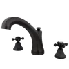 Kingston Brass Metropolitan Roman Tub Filler with Cross Handles