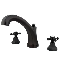 Kingston Brass Metropolitan Roman Tub Filler with Cross Handles