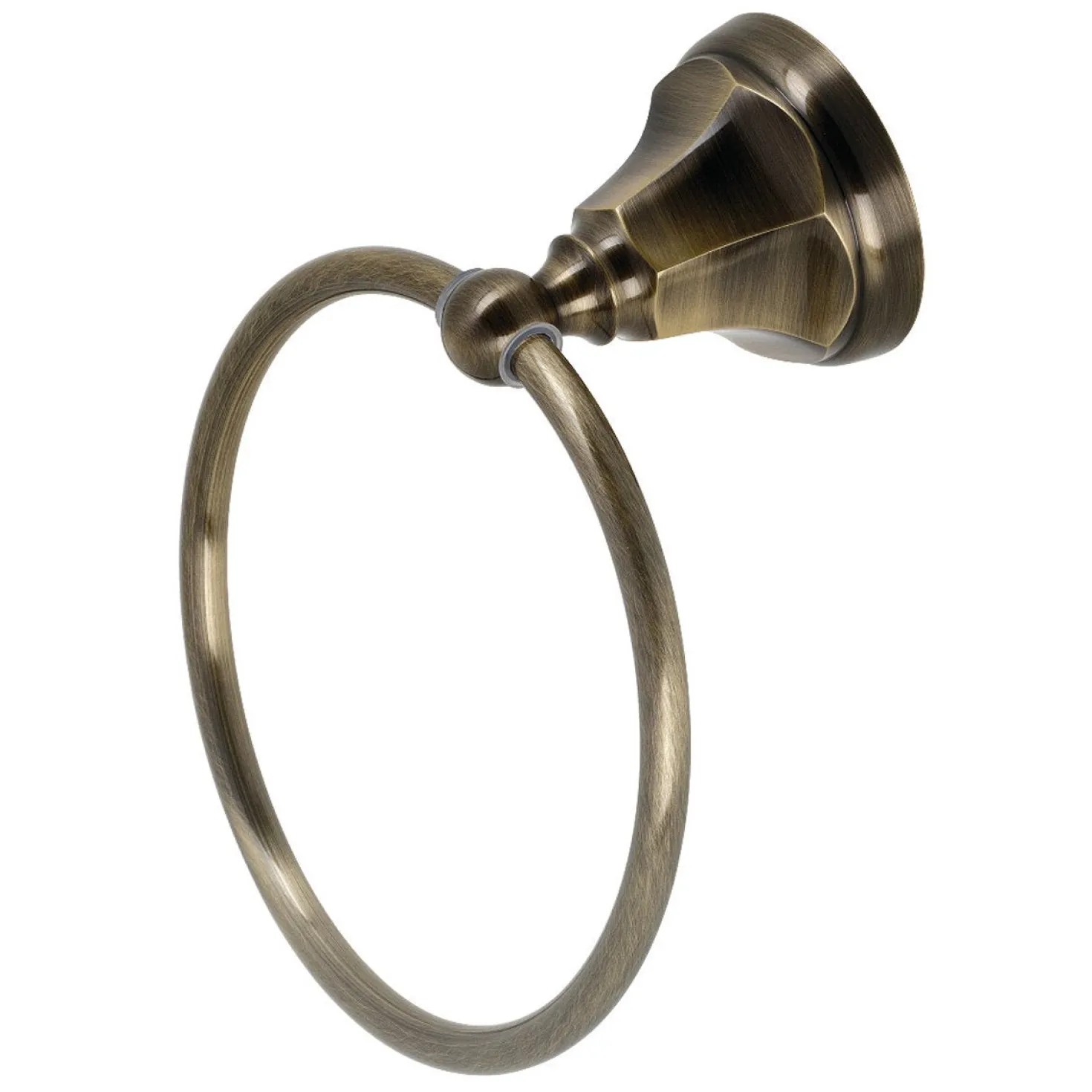 Kingston Brass Metropolitan 6-Inch Towel Ring in Antique Brass