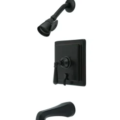 Kingston Brass Metropolitan Single Handle Oil Rubbed Bronze Tub and Shower Faucet