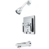 Kingston Brass Milano Contemporary Single Handle Tub and Shower Faucet
