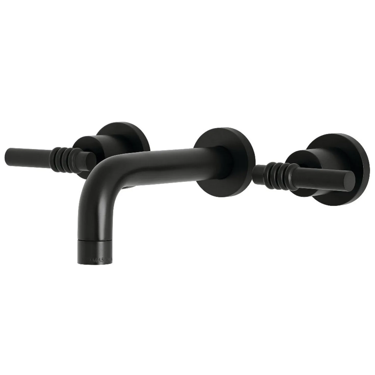 Kingston Brass Milano 2-Handle 8-Inch Wall Mount Bathroom Faucet