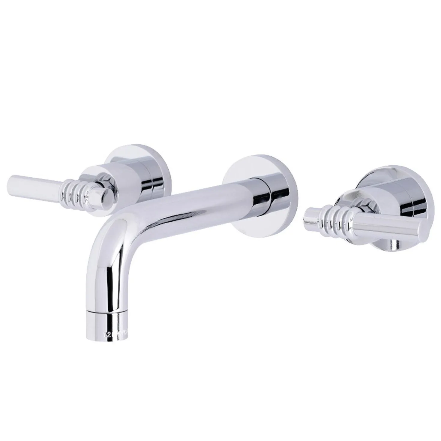 Kingston Brass Milano 2-Handle 8-Inch Wall Mount Bathroom Faucet