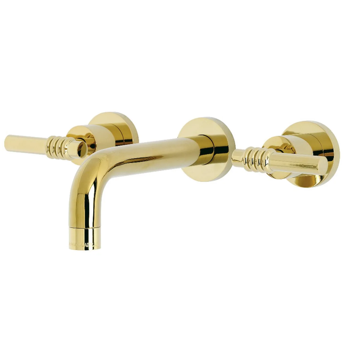 Kingston Brass Milano 2-Handle 8-Inch Wall Mount Bathroom Faucet