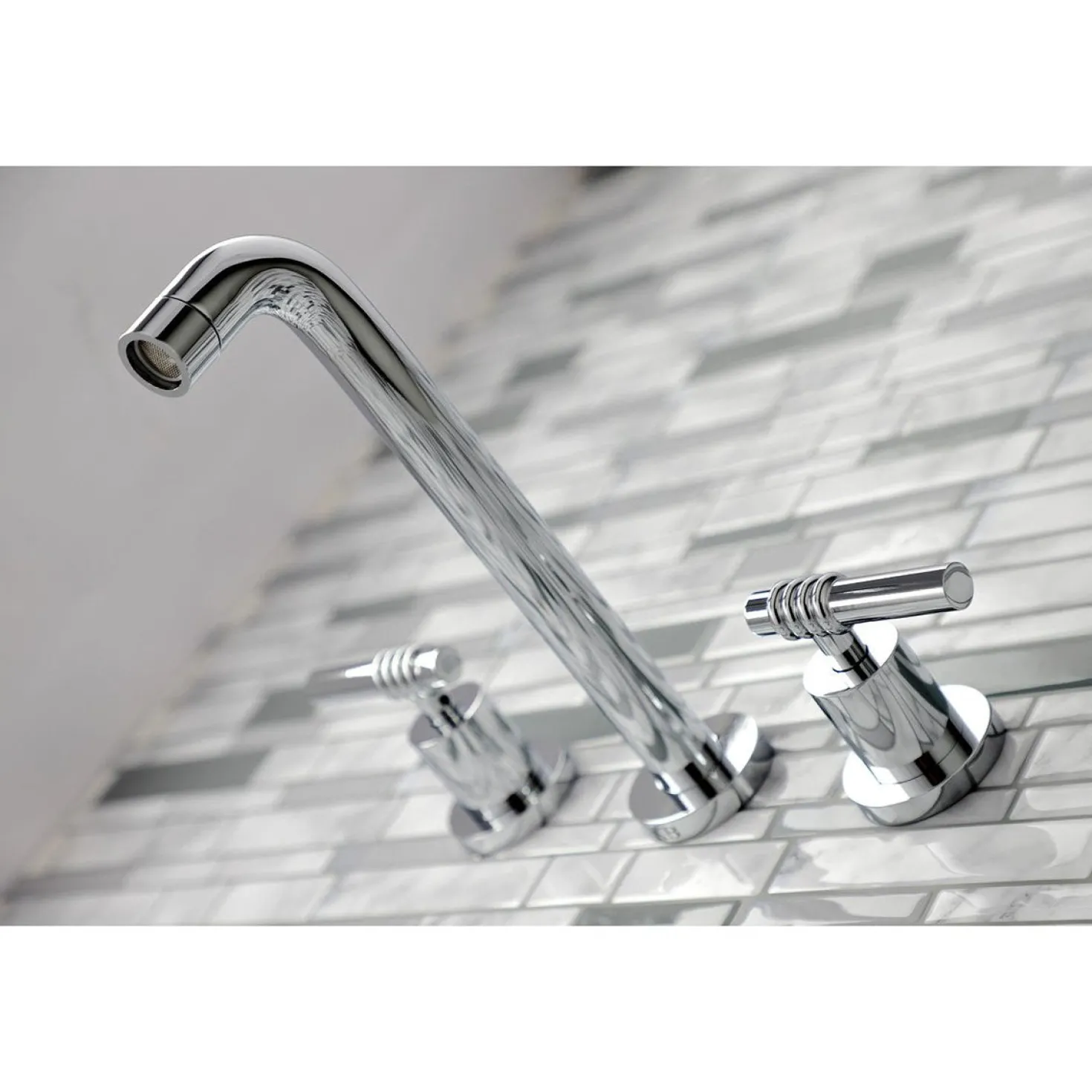 Kingston Brass Milano 2-Handle Wall Mount Tub Faucet
