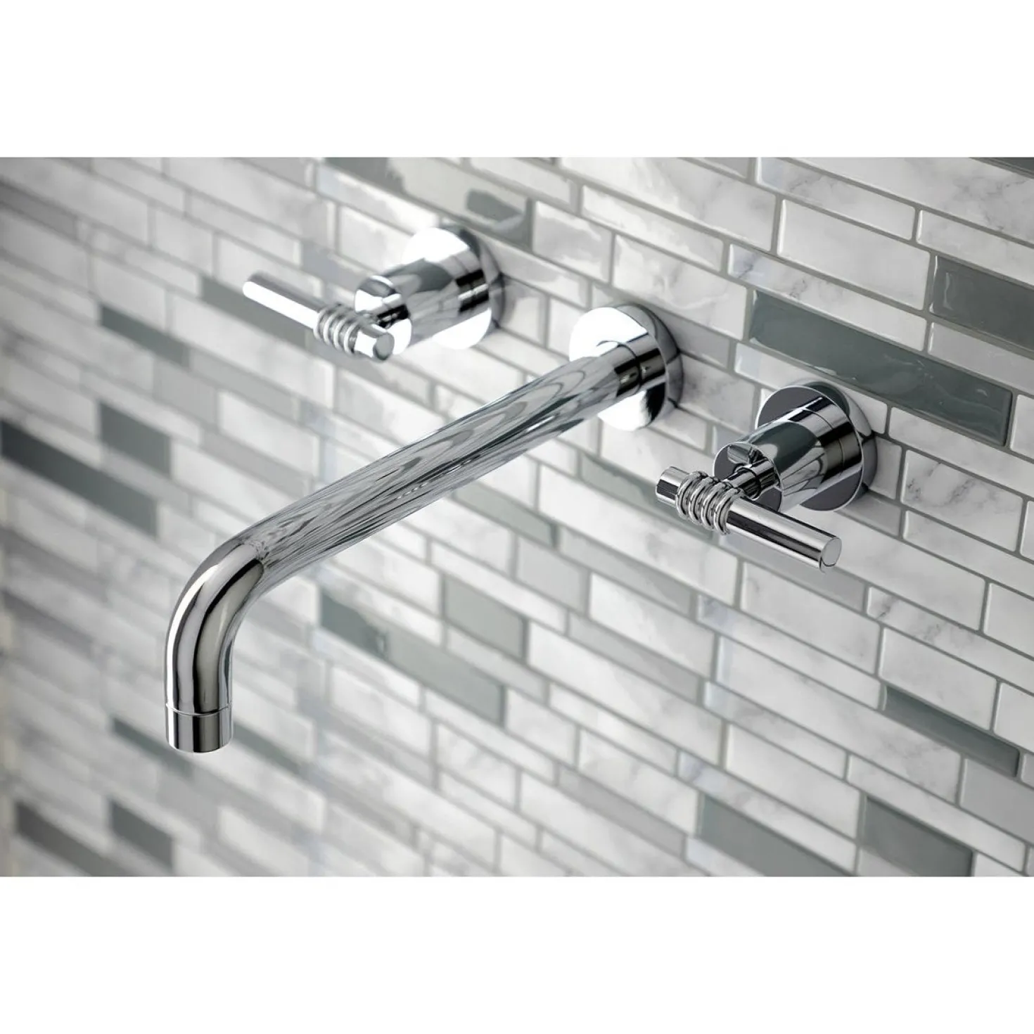 Kingston Brass Milano 2-Handle Wall Mount Tub Faucet