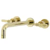 Kingston Brass Milano 2-Handle Wall Mount Roman Tub Faucet