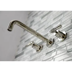 Kingston Brass Milano 2-Handle Wall Mount Roman Tub Faucet