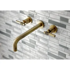 Kingston Brass Milano 2-Handle Wall Mount Roman Tub Faucet
