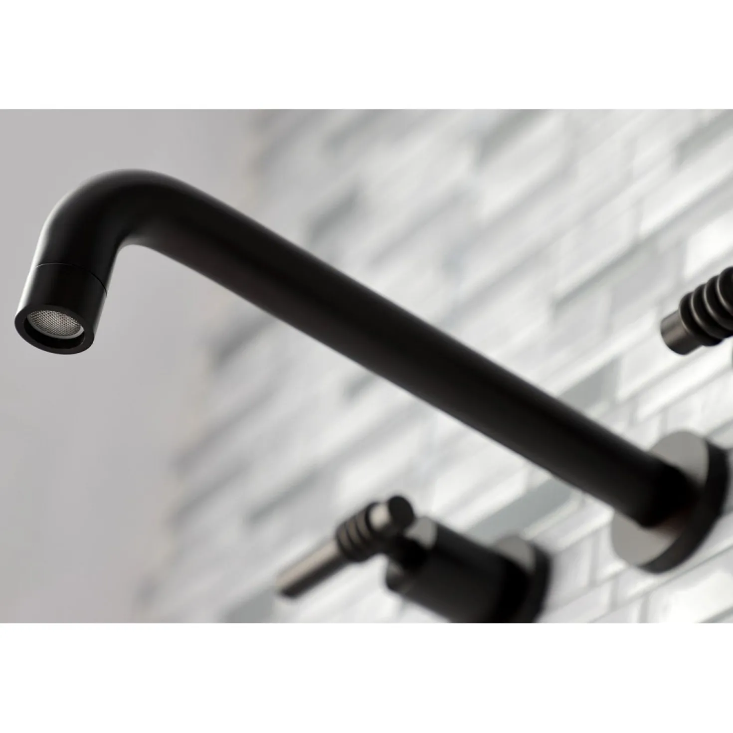 Kingston Brass Milano 2-Handle Wall Mount Roman Tub Faucet