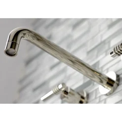 Kingston Brass Milano 2-Handle Wall Mount Roman Tub Faucet