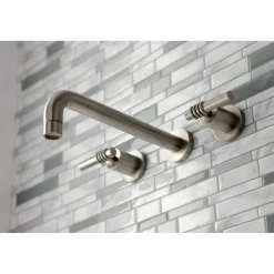 Kingston Brass Milano 2-Handle Wall Mount Roman Tub Faucet