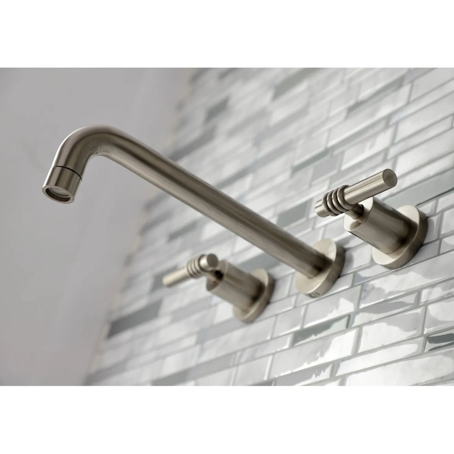Kingston Brass Milano 2-Handle Wall Mount Roman Tub Faucet
