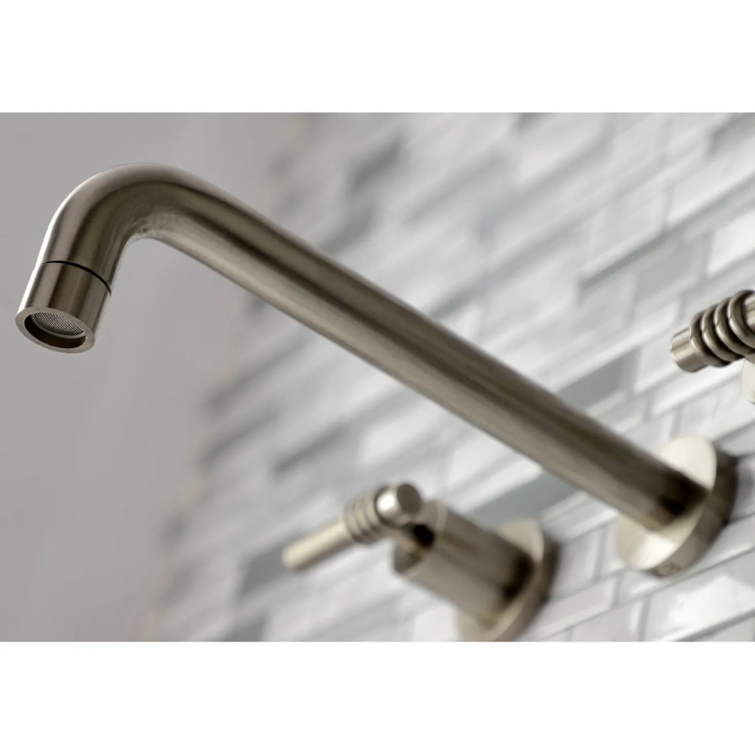 Kingston Brass Milano 2-Handle Wall Mount Roman Tub Faucet