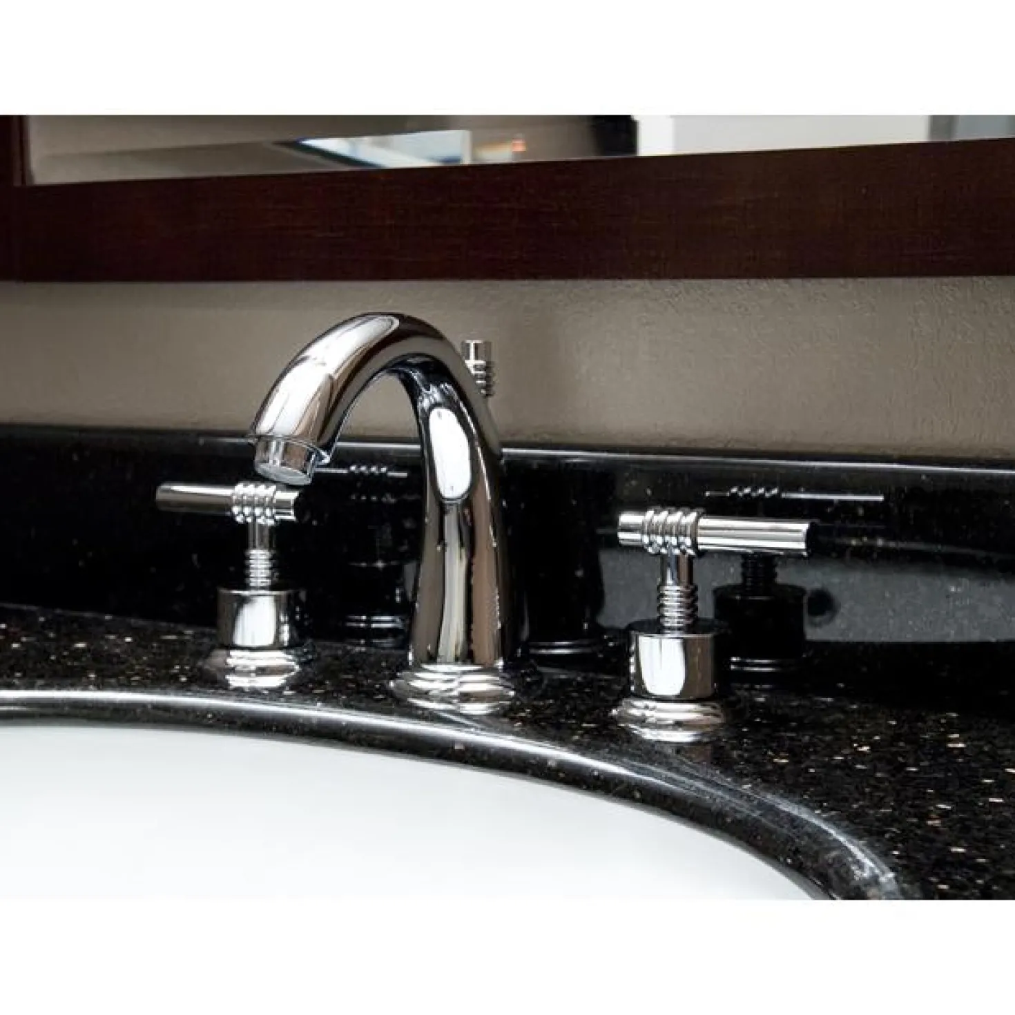 Kingston Brass Milano 8" to 16" Widespread Two Handle Lavatory Faucet with Brass Pop-up