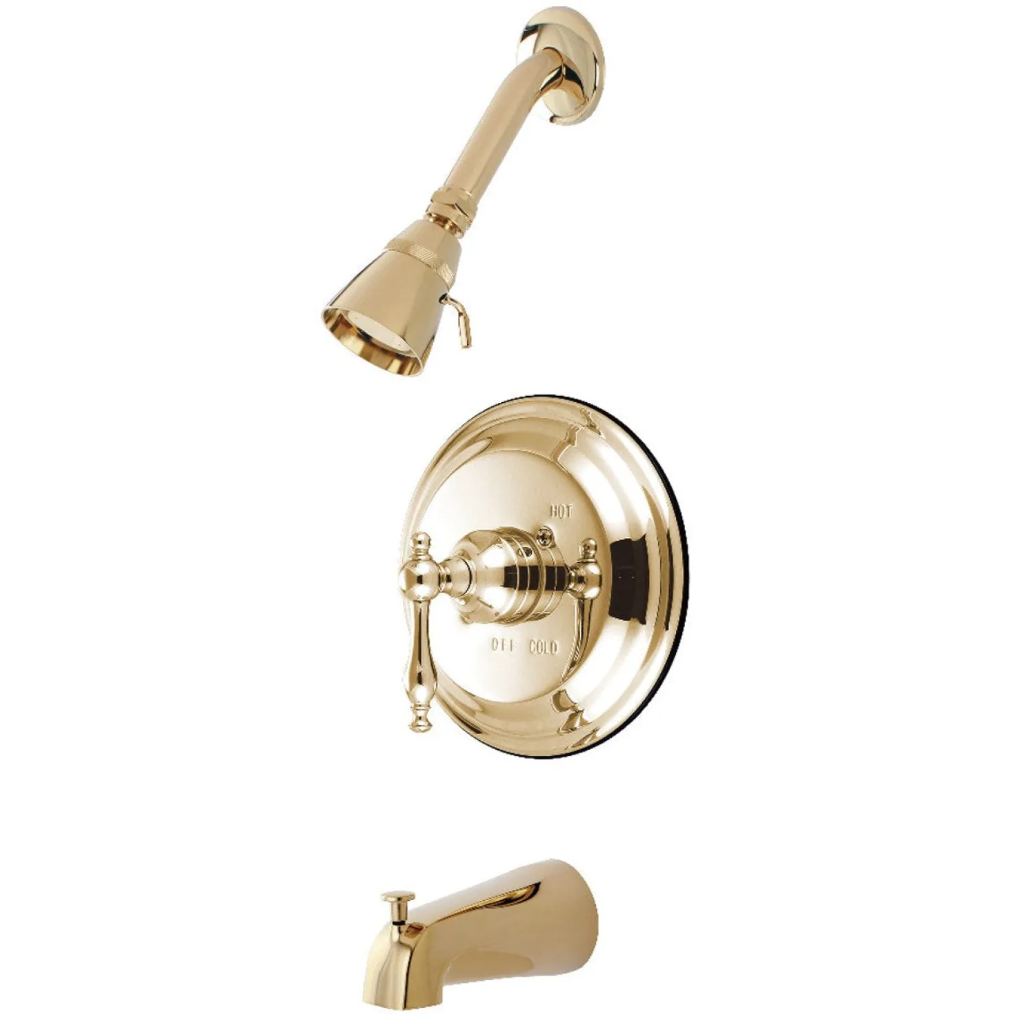Kingston Brass Milano Tub and Shower Faucet