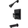 Kingston Brass Milano Tub and Shower Faucet
