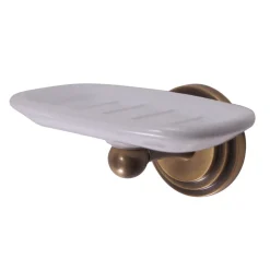 Kingston Brass Milano Wall Mount Soap Dish in Vintage Brass