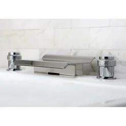 Kingston Brass Milano Waterfall Roman Tub Filler