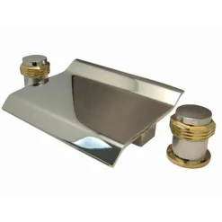 Kingston Brass Milano Waterfall Roman Tub Filler