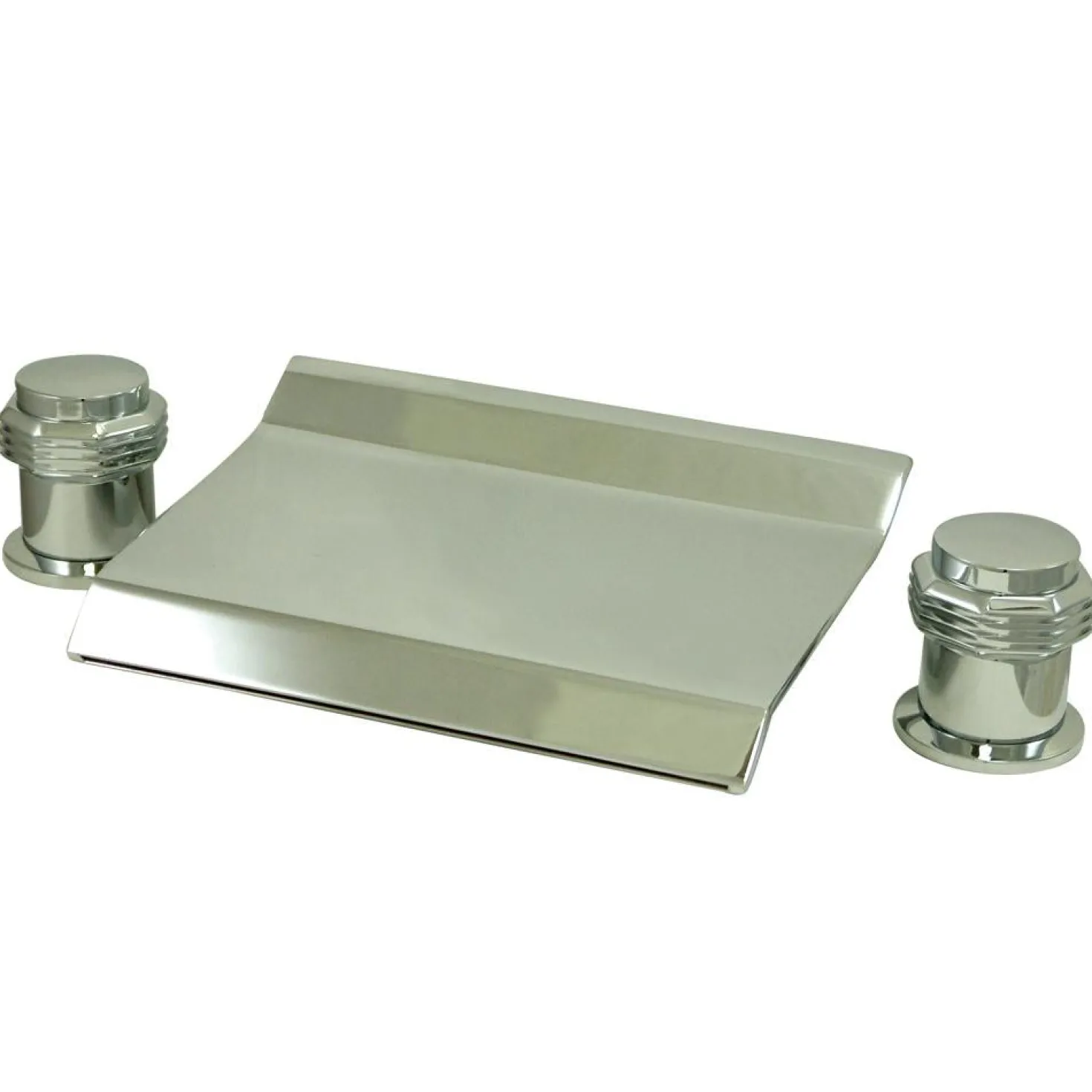 Kingston Brass Milano Waterfall Roman Tub Filler