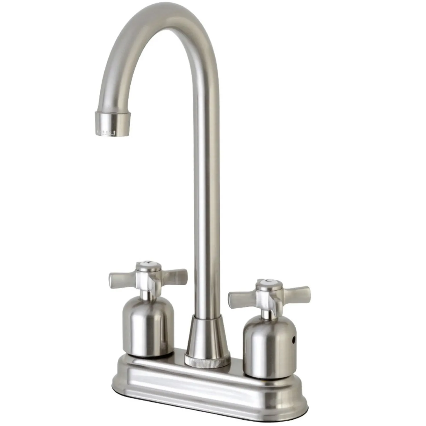 Kingston Brass Millennium 4" Centerset High-Arch Spout Bar Faucet