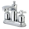 Kingston Brass Millennium 4" Centerset Deck Mount Bathroom Faucet