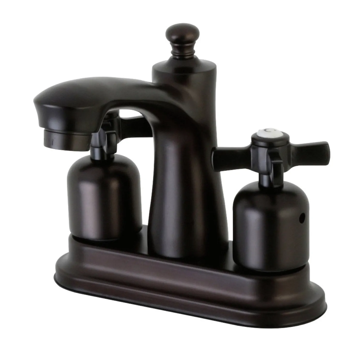 Kingston Brass Millennium 4" Centerset Deck Mount Bathroom Faucet