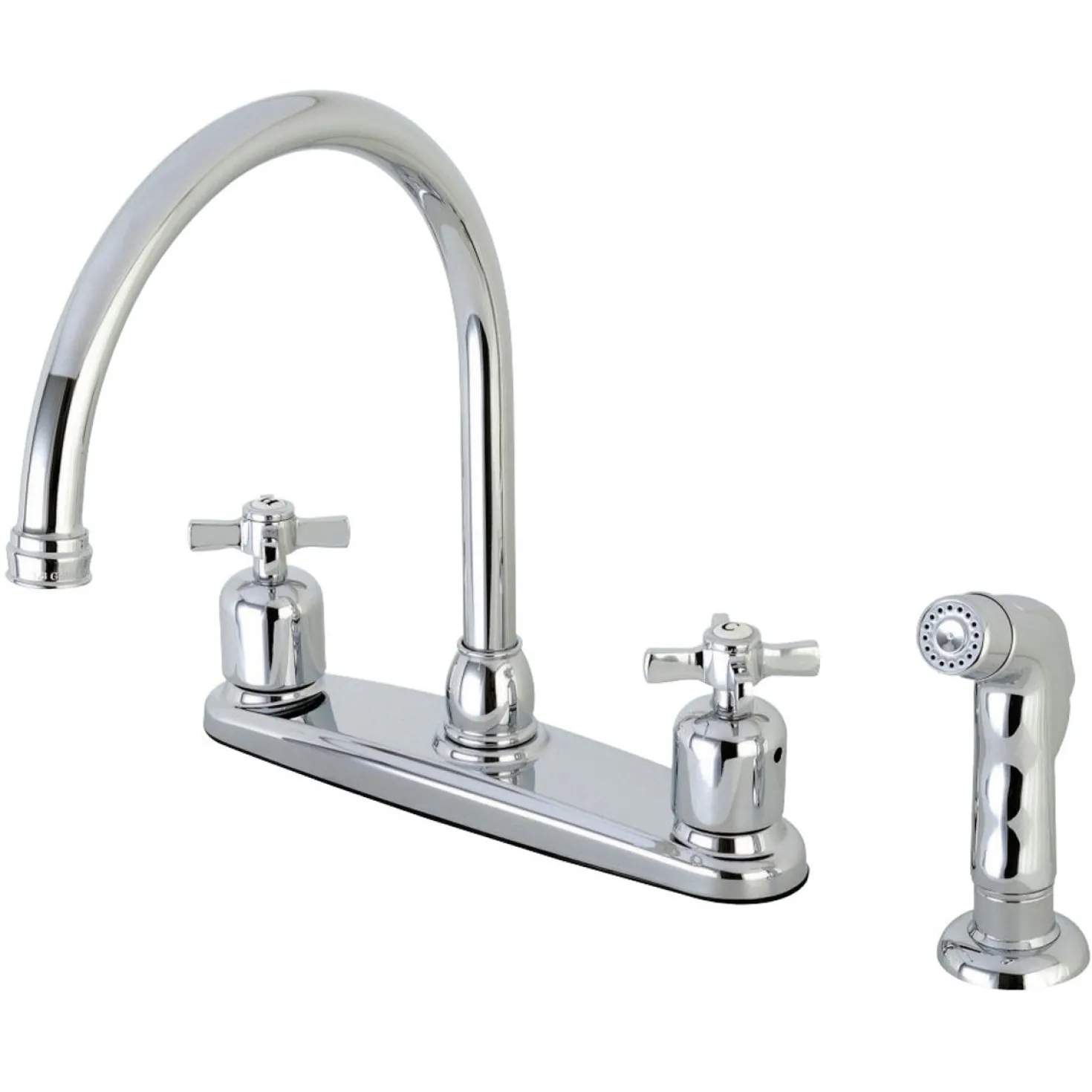 Kingston Brass Millennium Deck Mount Centerset Kitchen Faucet
