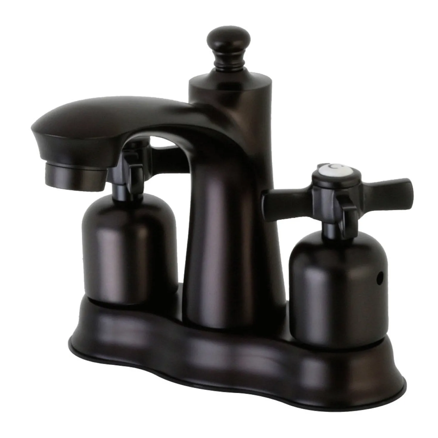 Kingston Brass Millennium Deck Mount 4" Centerset Bathroom Faucet