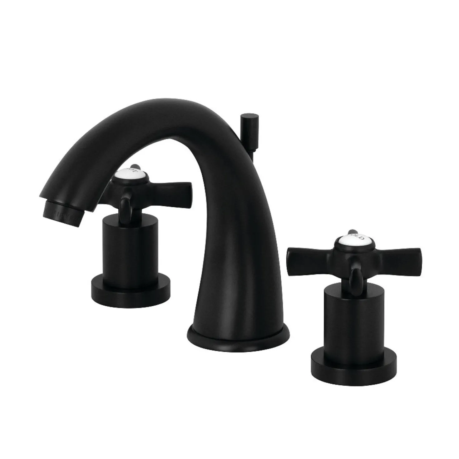 Kingston Brass Millennium Deck Mount 8" Widespread Bathroom Faucet