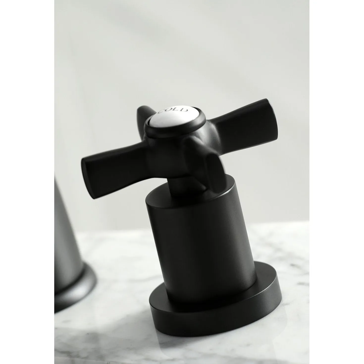 Kingston Brass Millennium Deck Mount 8" Widespread Bathroom Faucet