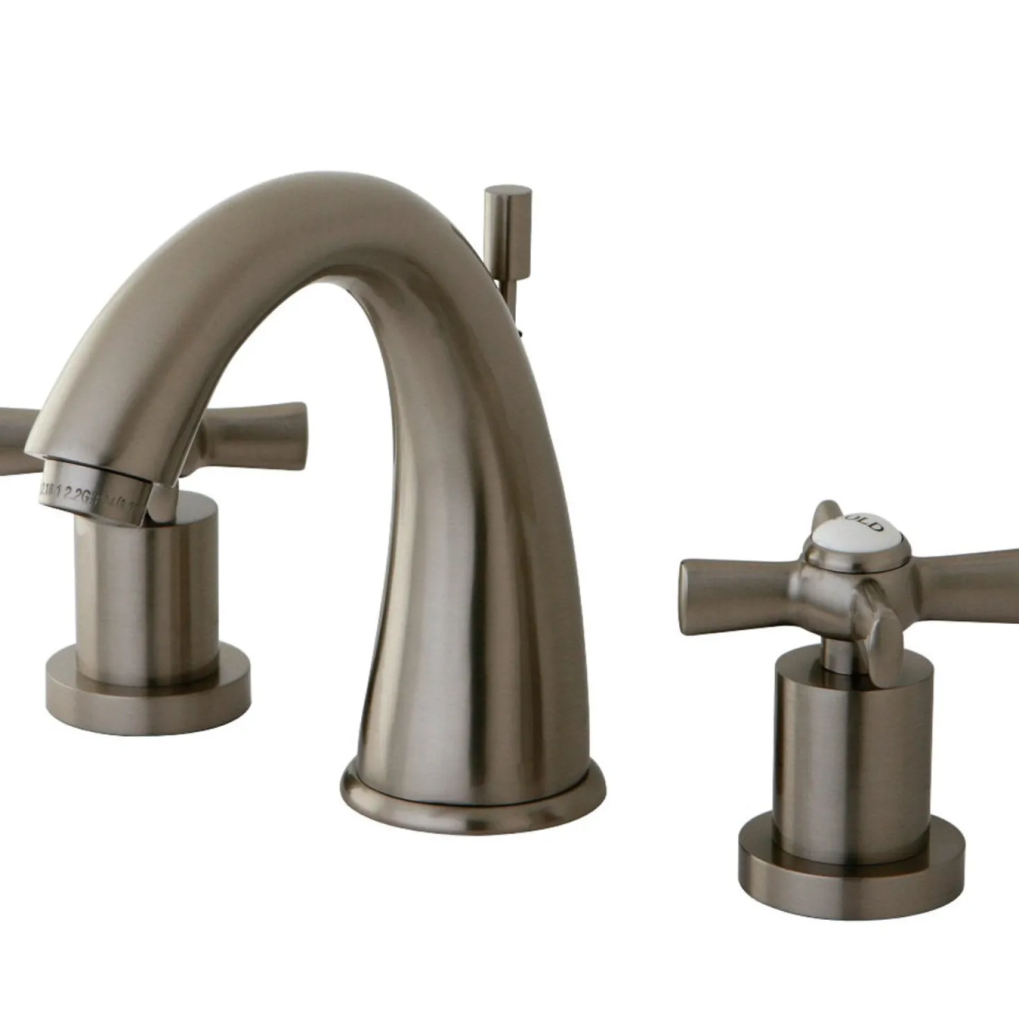 Kingston Brass Millennium Deck Mount 8" Widespread Bathroom Faucet