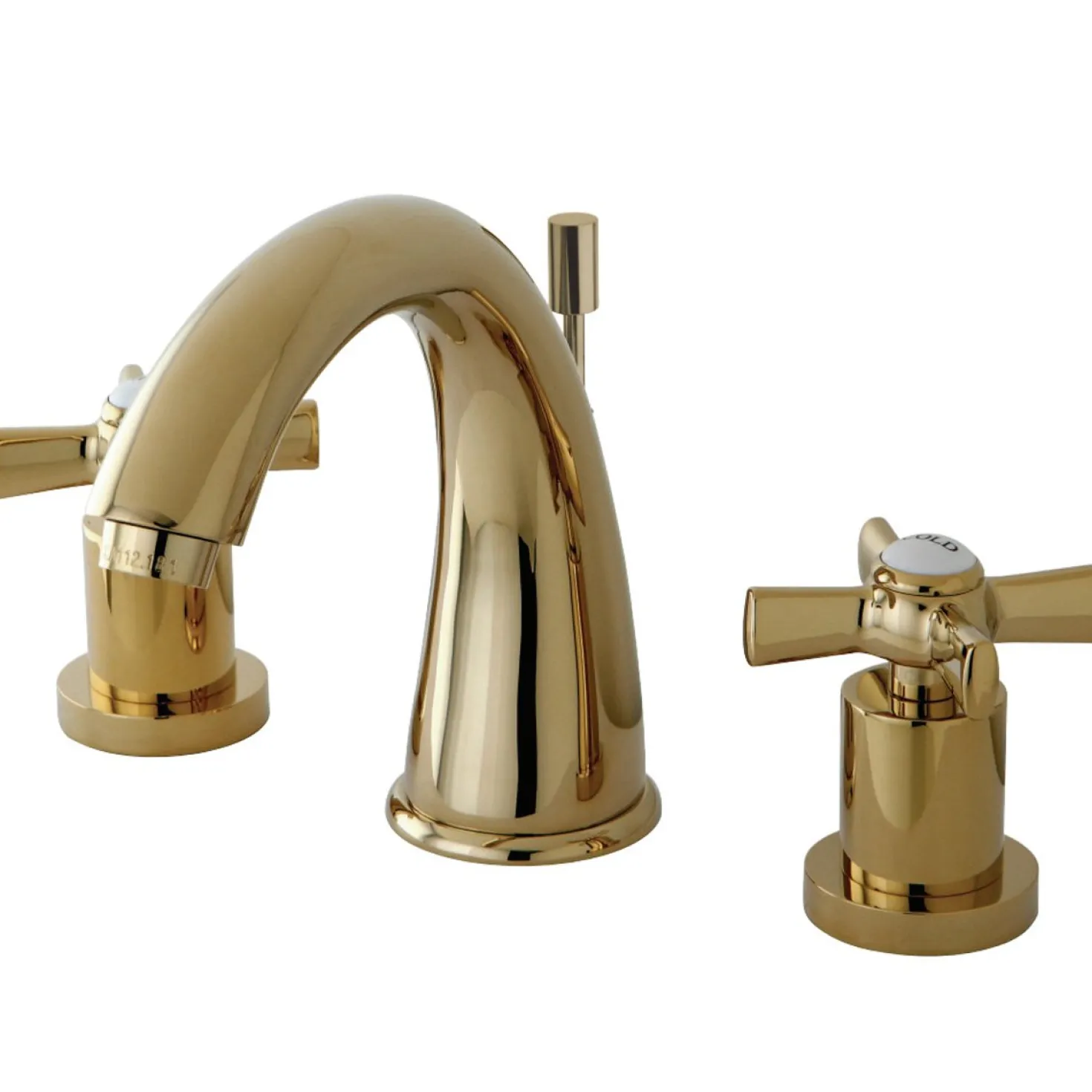 Kingston Brass Millennium Deck Mount 8" Widespread Bathroom Faucet