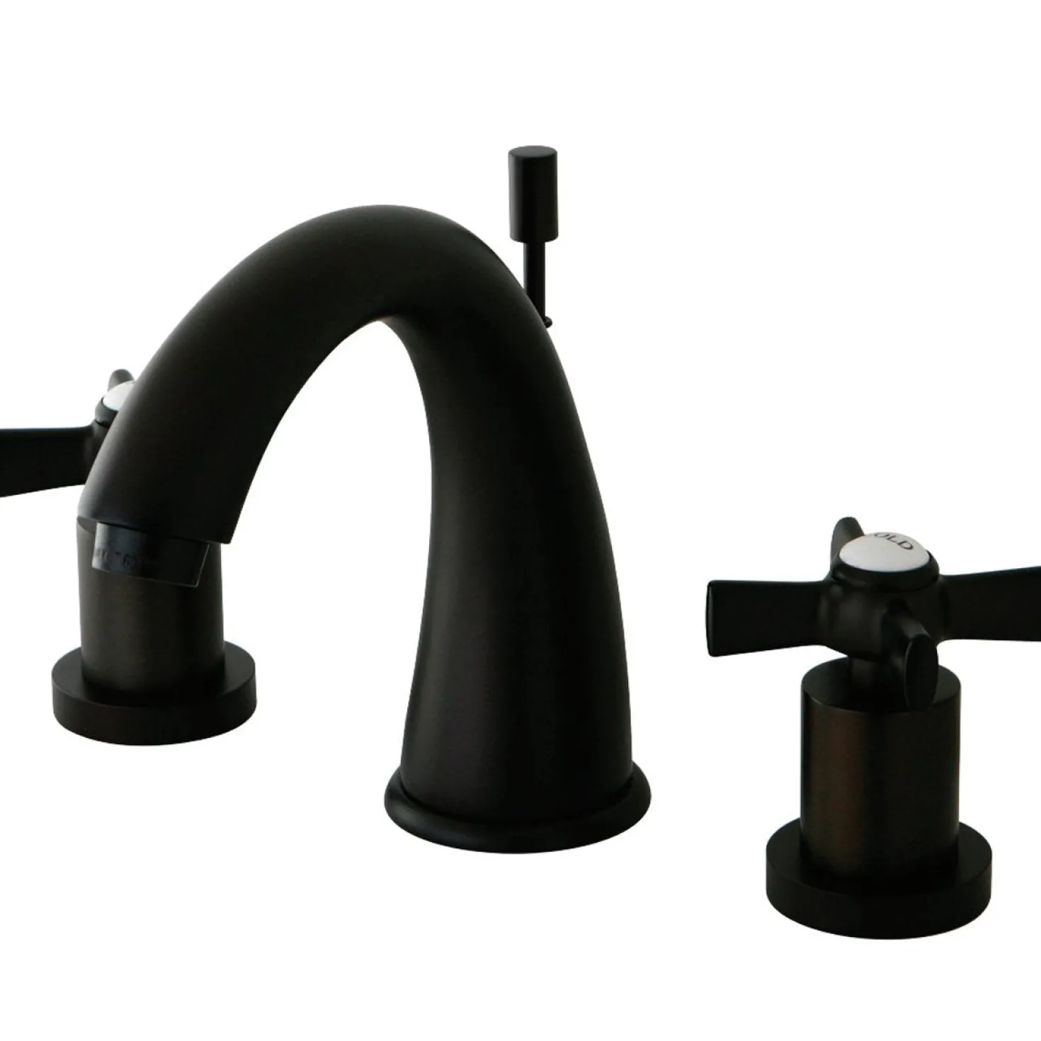 Kingston Brass Millennium Deck Mount 8" Widespread Bathroom Faucet
