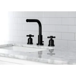 Kingston Brass Millennium Fauceture 8-Inch Widespread Bathroom Faucet