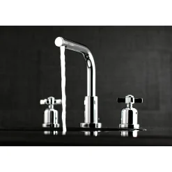 Kingston Brass Millennium Fauceture 8-Inch Widespread Bathroom Faucet