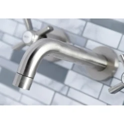 Kingston Brass Millennium 2-Handle Wall Mount Bathroom Faucet