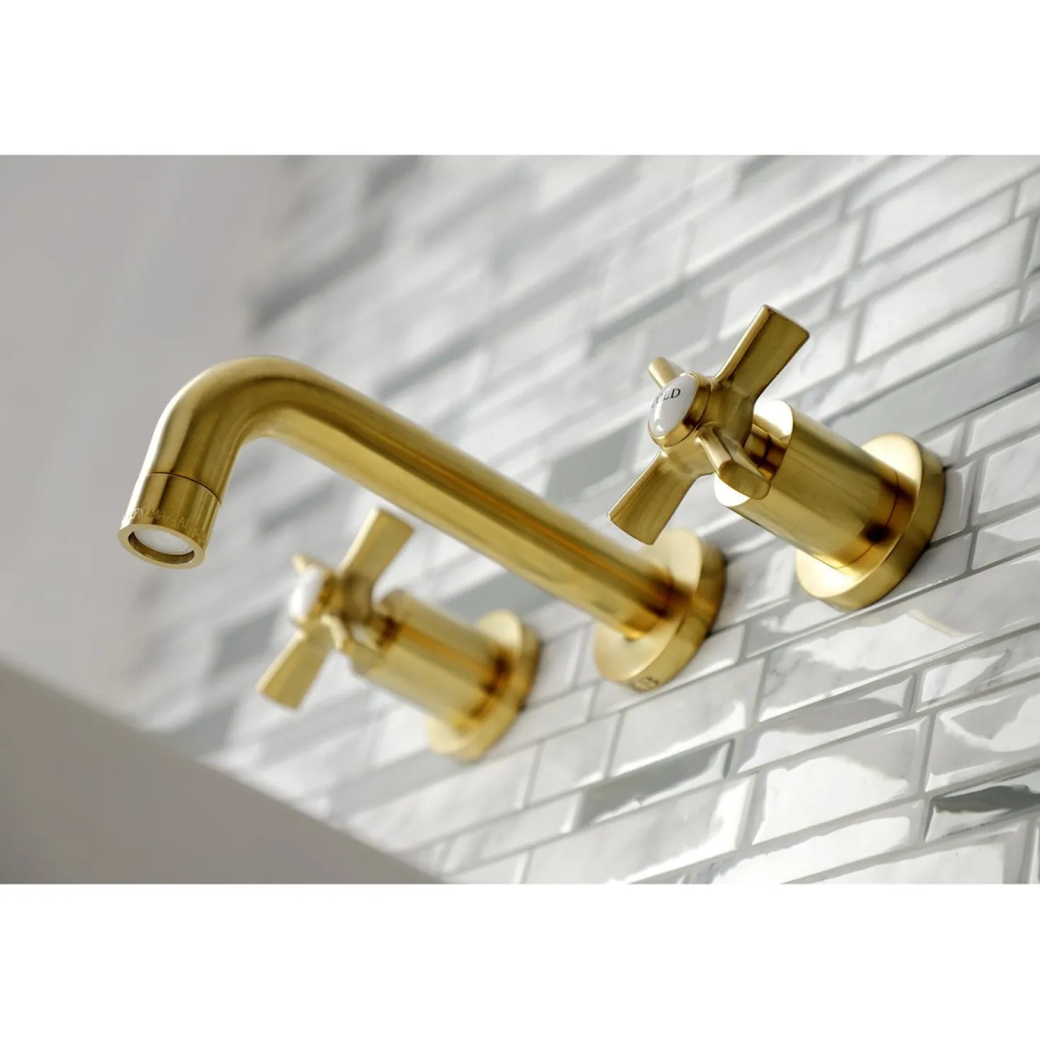Kingston Brass Millennium 2-Handle Wall Mount Bathroom Faucet