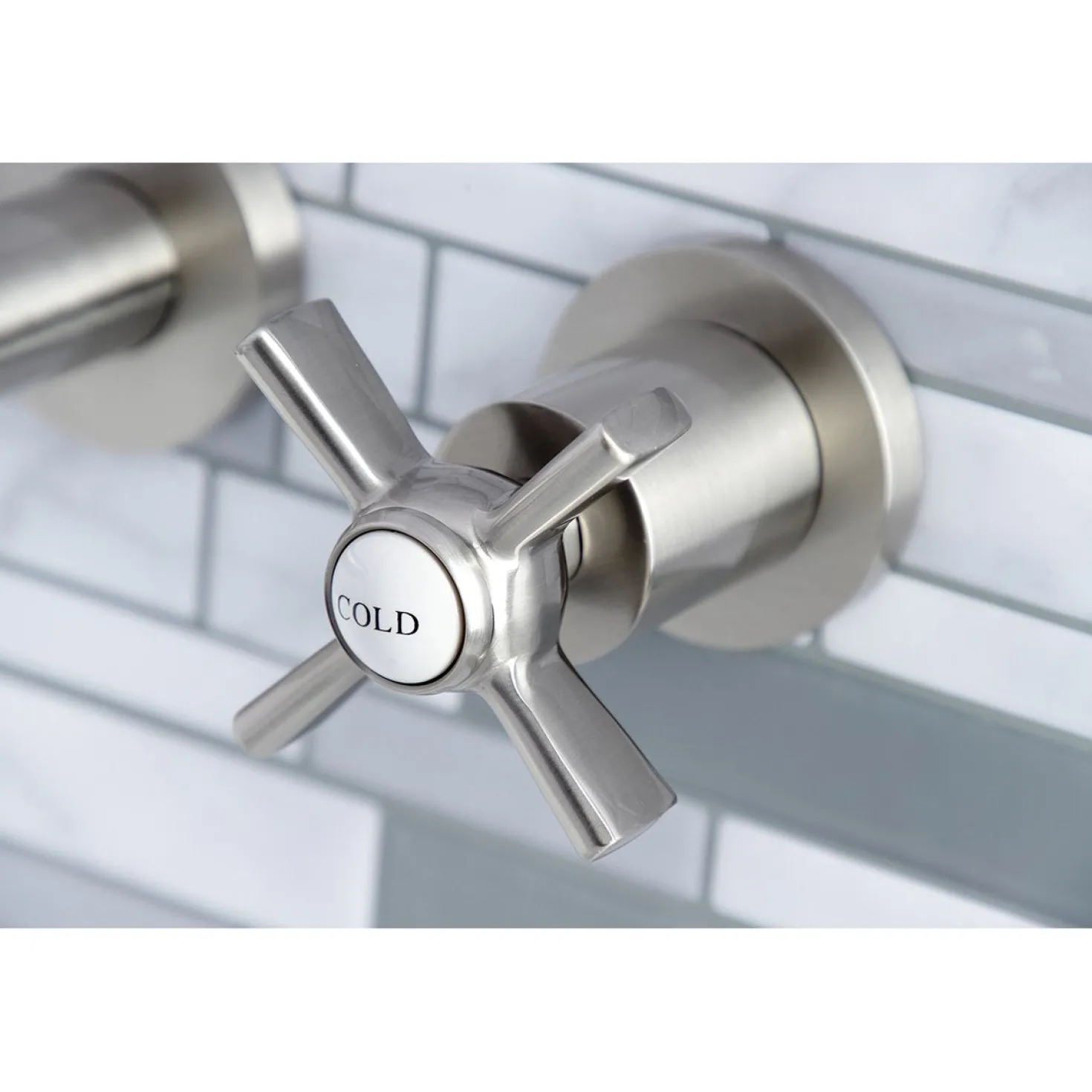 Kingston Brass Millennium 2-Handle Wall Mount Bathroom Faucet
