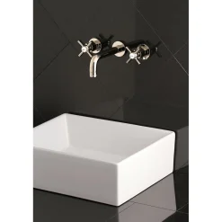 Kingston Brass Millennium 2-Handle Wall Mount Bathroom Faucet