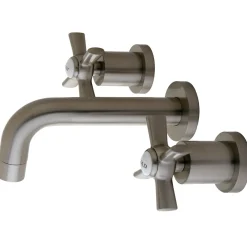 Kingston Brass Millennium 2-Handle Wall Mount Bathroom Faucet