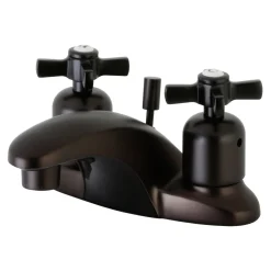 Kingston Brass Millennium 2-Handle 4-Inch Centerset Bathroom Faucet