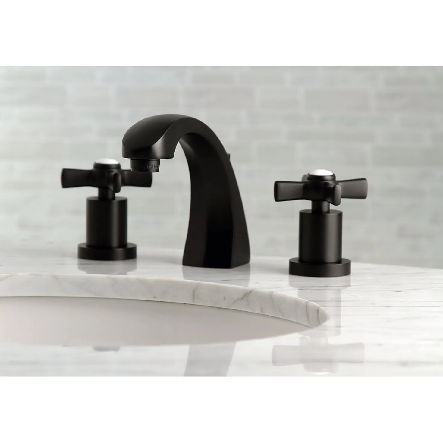 Kingston Brass Millennium 2-Handle 8" Widespread Bathroom Faucet